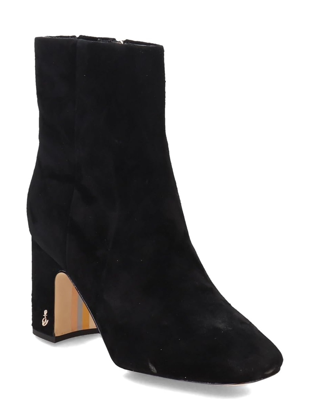 Sam Edelman Fawn Black suede booties, size 6.5 W